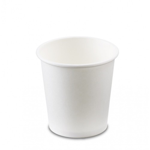   50 VASOS CARTON BLANCO 100CC  