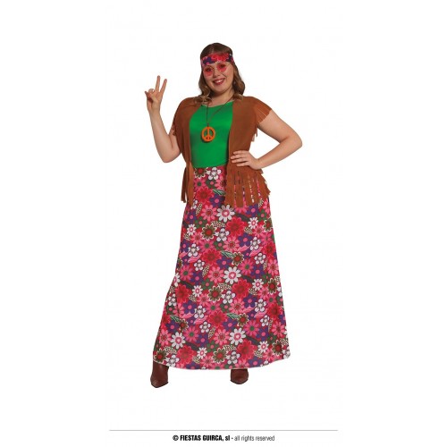  DISFRAZ T-XL HAPPY HIPPIE