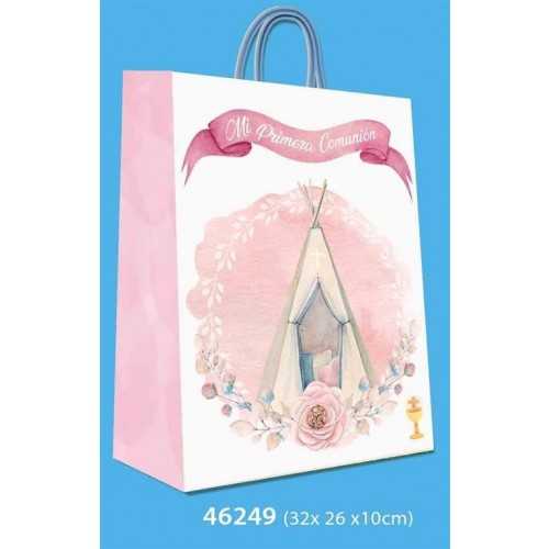 BOLSA COMUNION NIÑA TIENDA 32X26X10CM(46