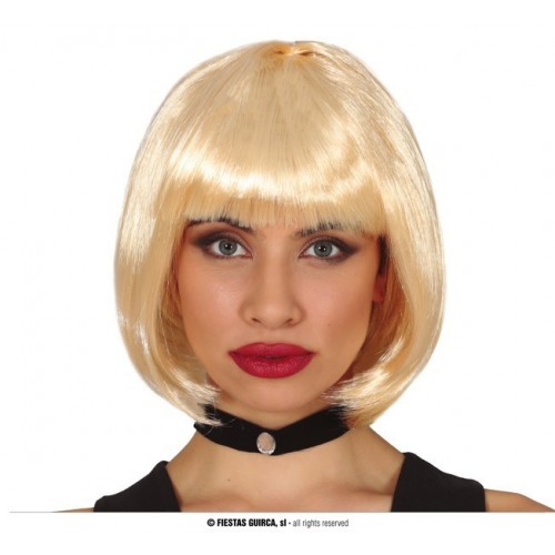 PELUCA MEDIA MELENA CORTA RUBIA