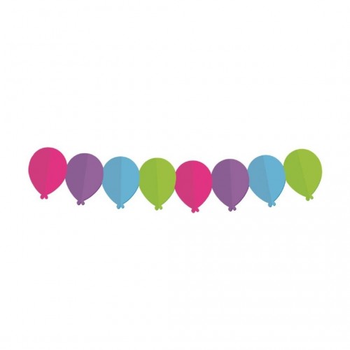   GUIRNALDA GLOBOS MULTICOLOR 360CM
