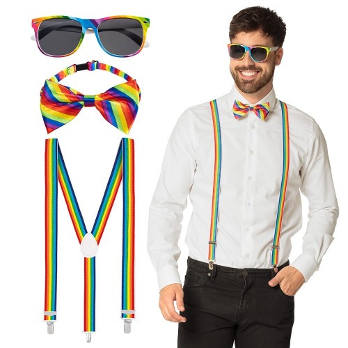 SET GAFA PAJARITA TIRANTES ARCOIRIS