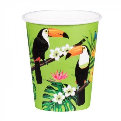   10 VASOS CARTON TUCAN 21CL
