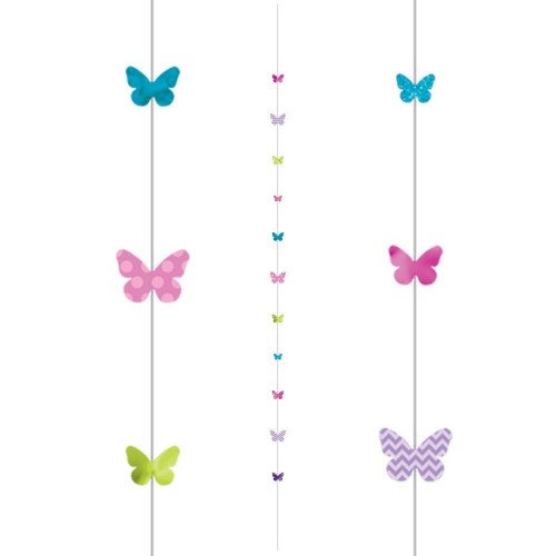 TIRA DECORACION GLOBO MARIPOSA 1,82M