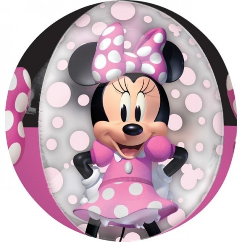   GLOBO 16" FOIL RND ORBZ MINNIE