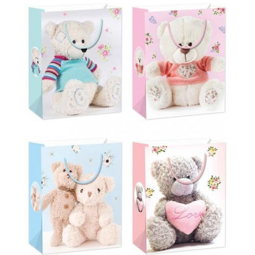 BOLSA BEBE OSITOS 26X32CM  
