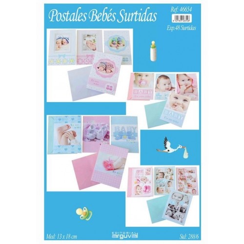 TARJETA BEBE MODELOS SURTIDOS  