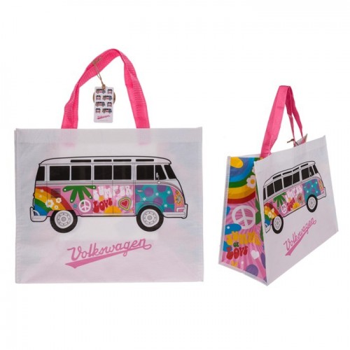 BOLSA SHOPPER BUS SUMMER LOVE 33X39CM