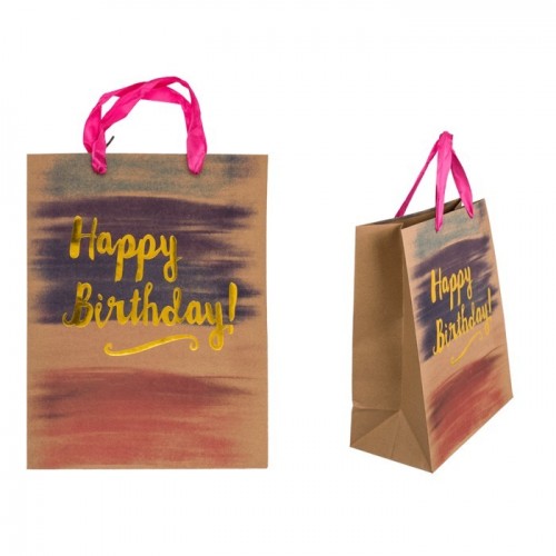 BOLSA REGALO BIRTHDAY 34X27CM