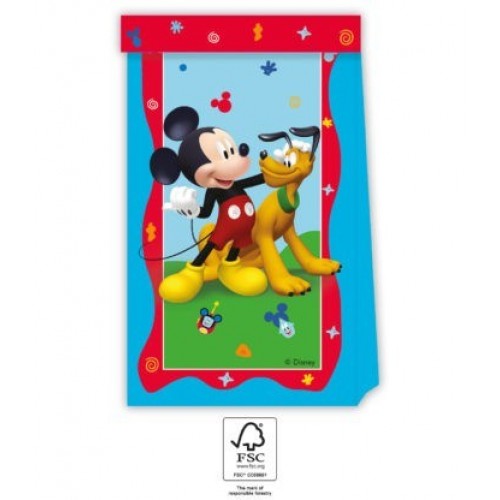   4 BOLSAS MICKEY HOUSE 13X24CM