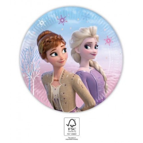   8 PLATOS FROZEN 2 SPIRIT 20CM