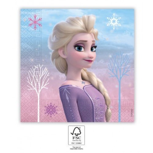   20 SERVILLETAS FROZEN NORTHE 33CM