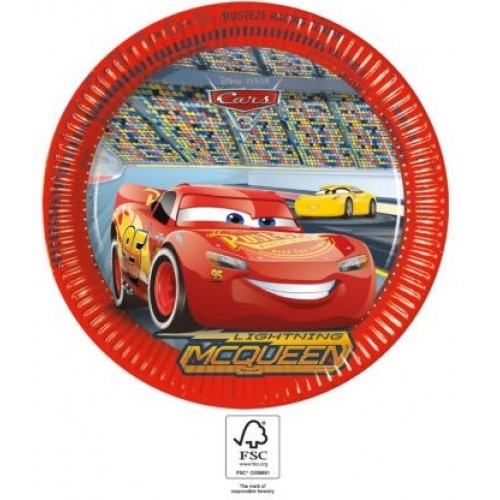   8 PLATOS CARS 23CM