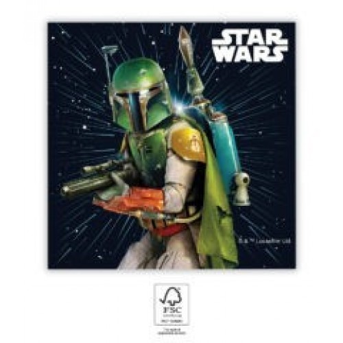  20 SERVILLETAS STARWARS GALAXY
