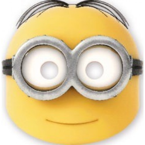   6 CARETAS CARTON MINIONS