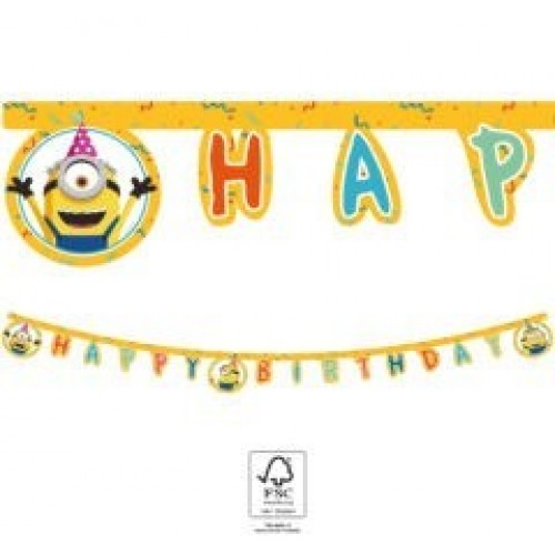   HAPPY BIRTHDAY MINIONS 2MT
