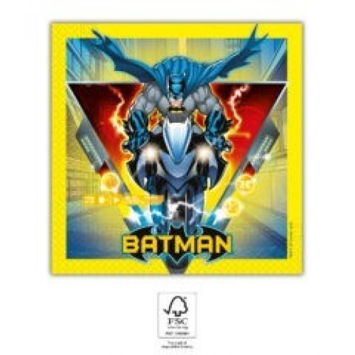   20 SERVILLETAS BATMAN 33CM