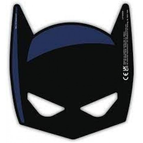   6 CARETAS CARTON BATMAN