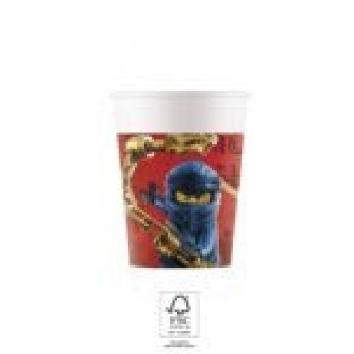   8 VASOS LEGO NINJAGO 200ML