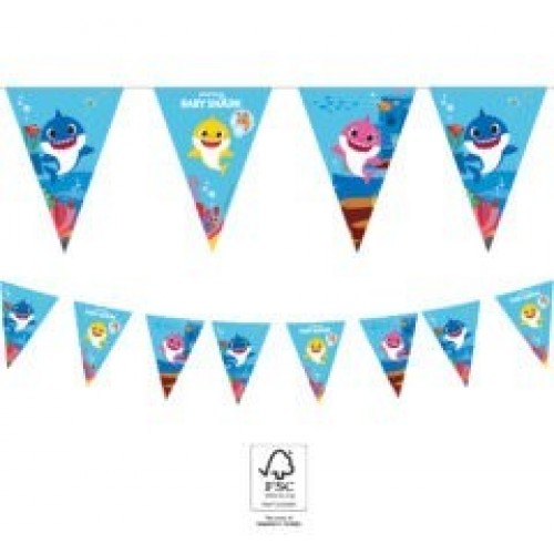   BANDERIN TRIANG.BABY SHARK 2,3MT