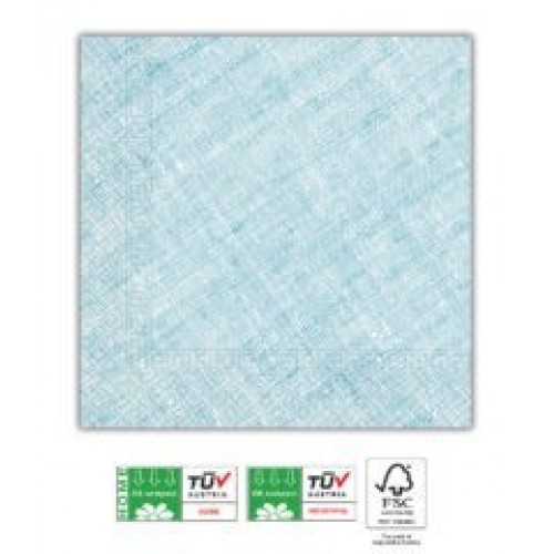   20 SERVILLETAS DECO AZUL 33CM