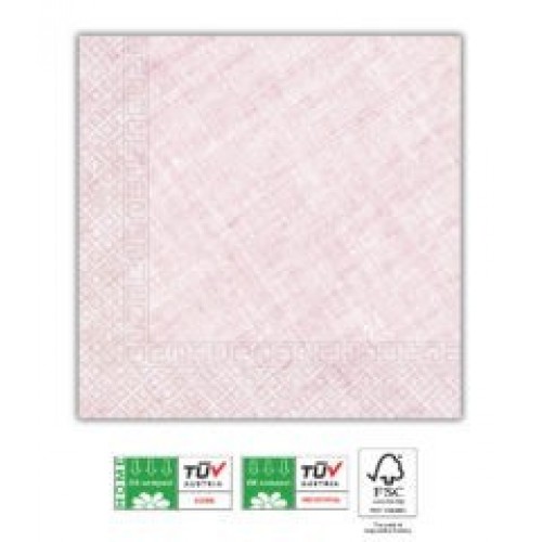   20 SERVILLETAS DECO ROSA 33CM