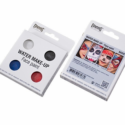 KIT MAQUILLAJE AL AGUA BASIC 4X2,5ML