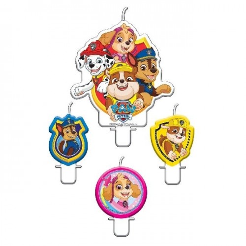  PACK 4 VELAS PATRULLA CANINA