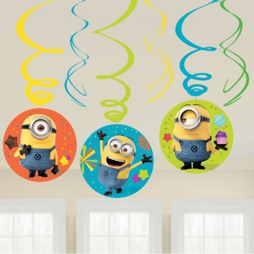   TIRAS ESPIRAL MINIONS 60/45CM