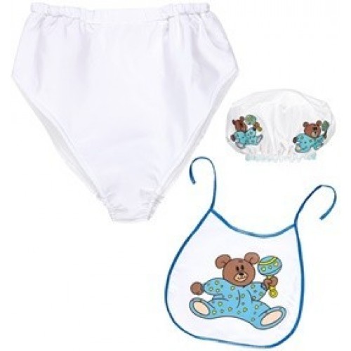 SET BEBE ADULTO   AZUL