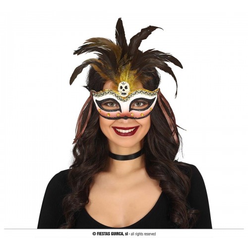 ANTIFAZ CON PLUMAS VOODOO