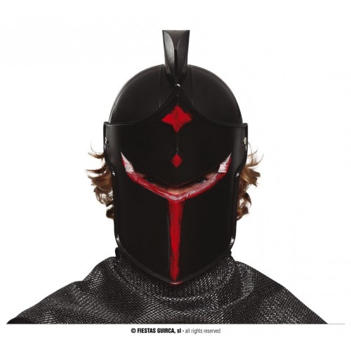 (C26 CASCO ADUL NEGRO CABALLERO OSCURO