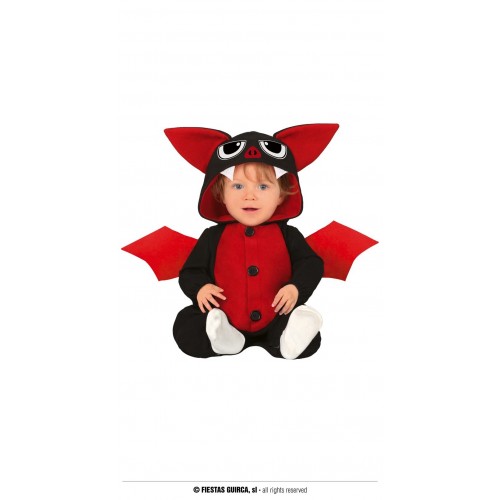 ! DISFRAZ 18A24MESES MURCIELAGO ROJO