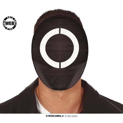 MASCARA NEGRA JUEGO GAMER CIRCULO