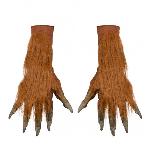 GUANTES HOMBRE-LOBO CON PELO