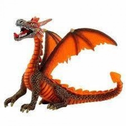 FIGURA TARTA DRAGON SENTADO NARANJA