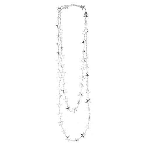   COLLAR ESTRELLA METAL PLATA 210CM