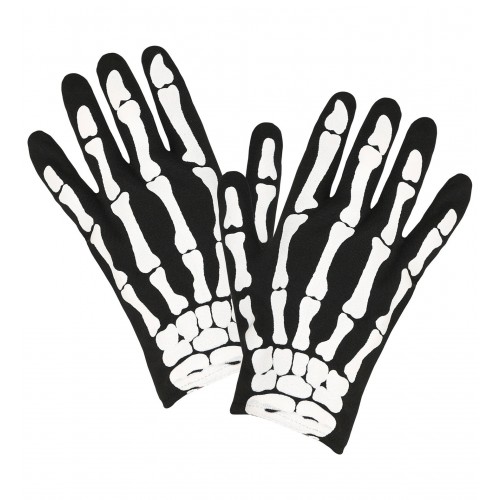 GUANTES INFANTILES ESQUELETO