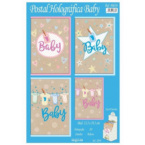 TARJETA HOLOGRÁFICA BABY SURT 