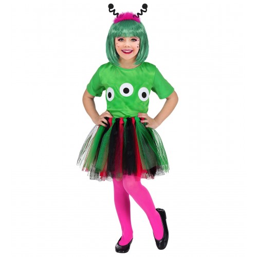 DISFRAZ 3A4AÑOS NIÑA ALIEN