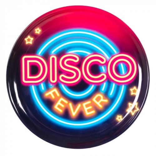   BANDEJA PL DISCO FEVER 34,5CM