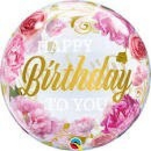 GLOBO 22" BURBUJA BIRTHDAY TO YOU