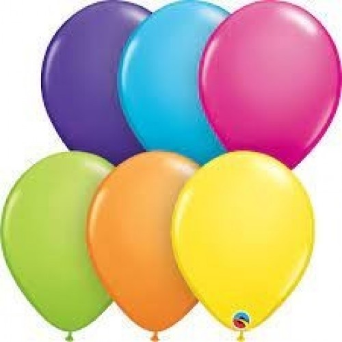 100 GLOBOS 11" LATEX COLOR TROPICAL