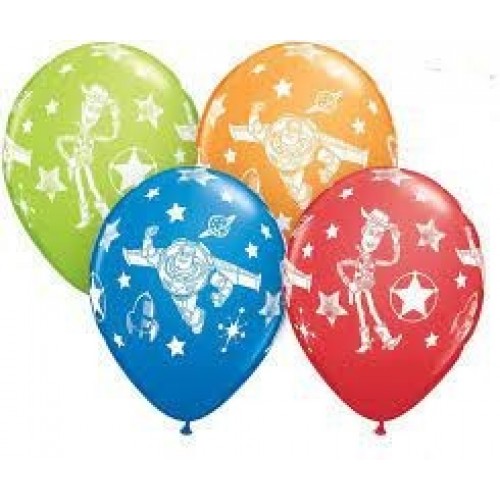   25 GLOBOS 11" LATEX TOY STORY
