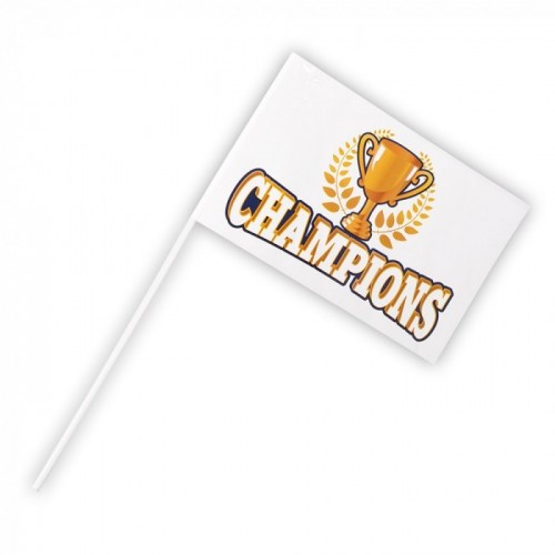   BANDERA PALO COPA CHAMPIONS 17X25