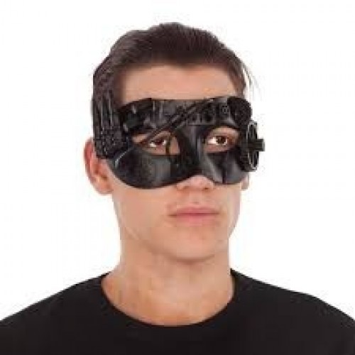 MASCARA STEAMPUNK NEGRA