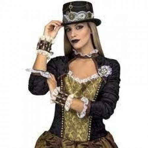 SOMBRERO COPA NEGRO STEAMPUNK