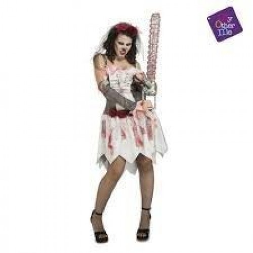  DISFRAZ T-M/L NOVIA ENSANGRETADA