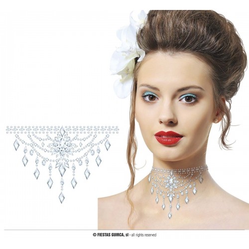 JOYAS CUELLO ADHESIVAS BRILLANTES