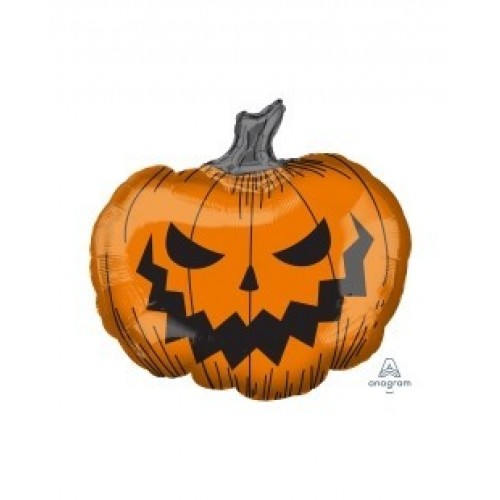 GLOBO 29" FOIL FORMA CARA CALABAZA